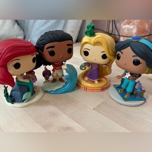 Funko Pop Disney Princess Bundle Ariel Moana Rapunzel Jasmine Vinyl Figures